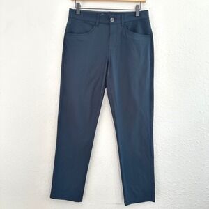 Vuori Meta Pant Athletic Slim Fit Mens 28 Ink Navy Athleisure Stretch Casual